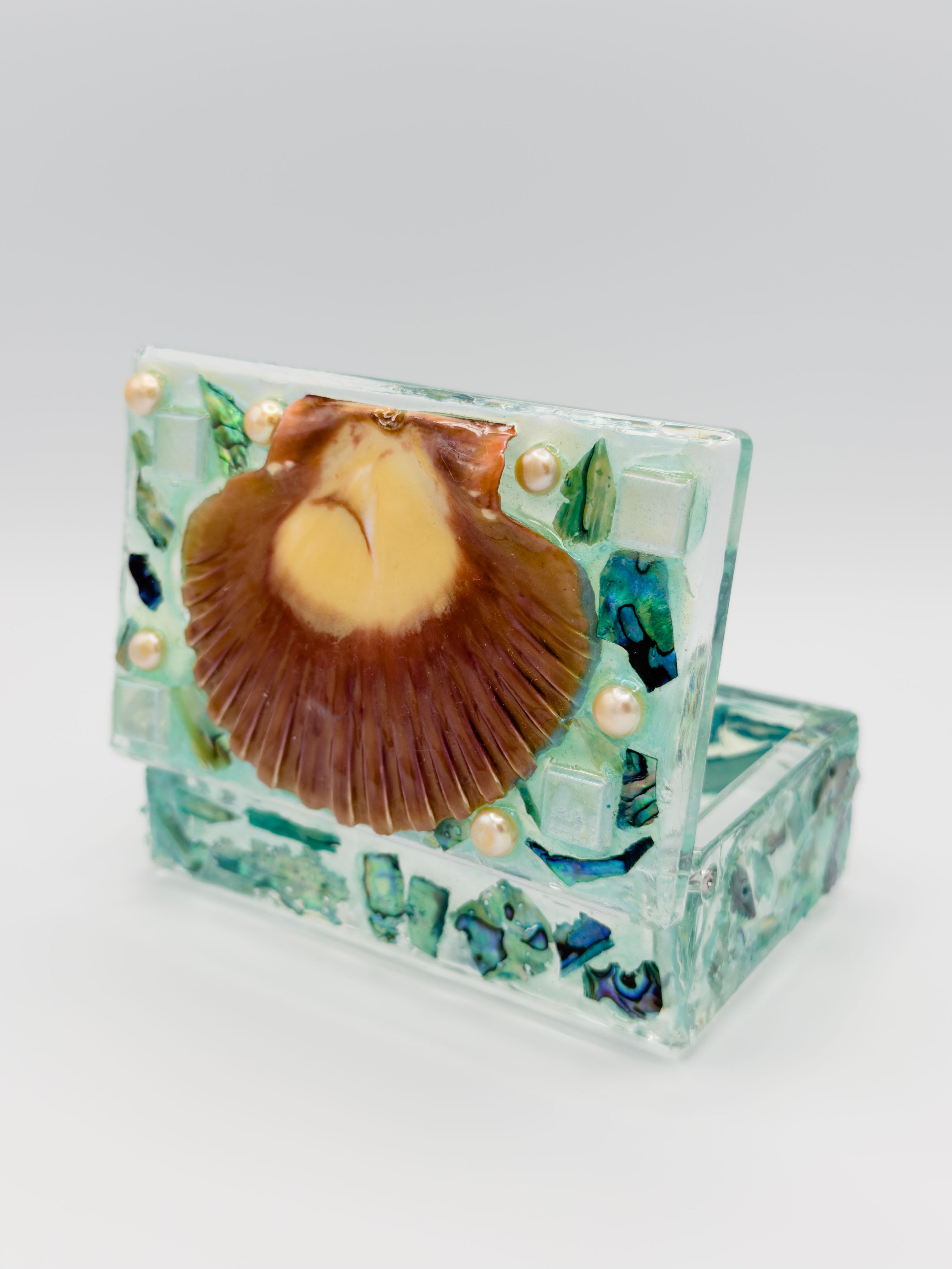 Mermaid Treasure Stash Box - Aqua