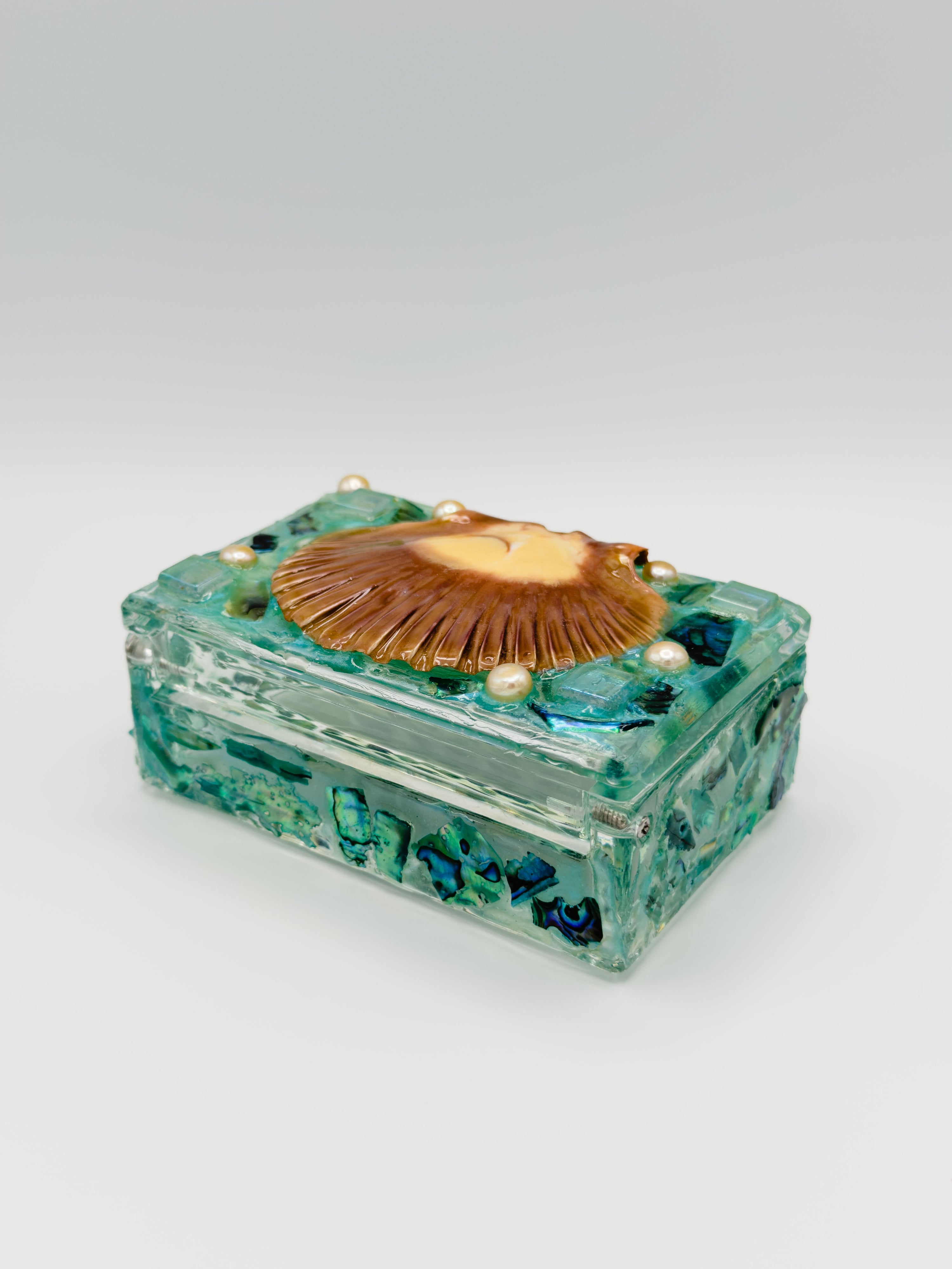 Mermaid Treasure Stash Box - Aqua