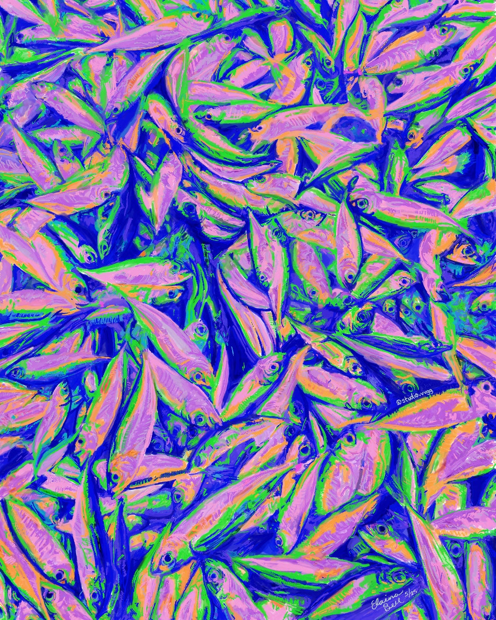 Acid Fishing Print