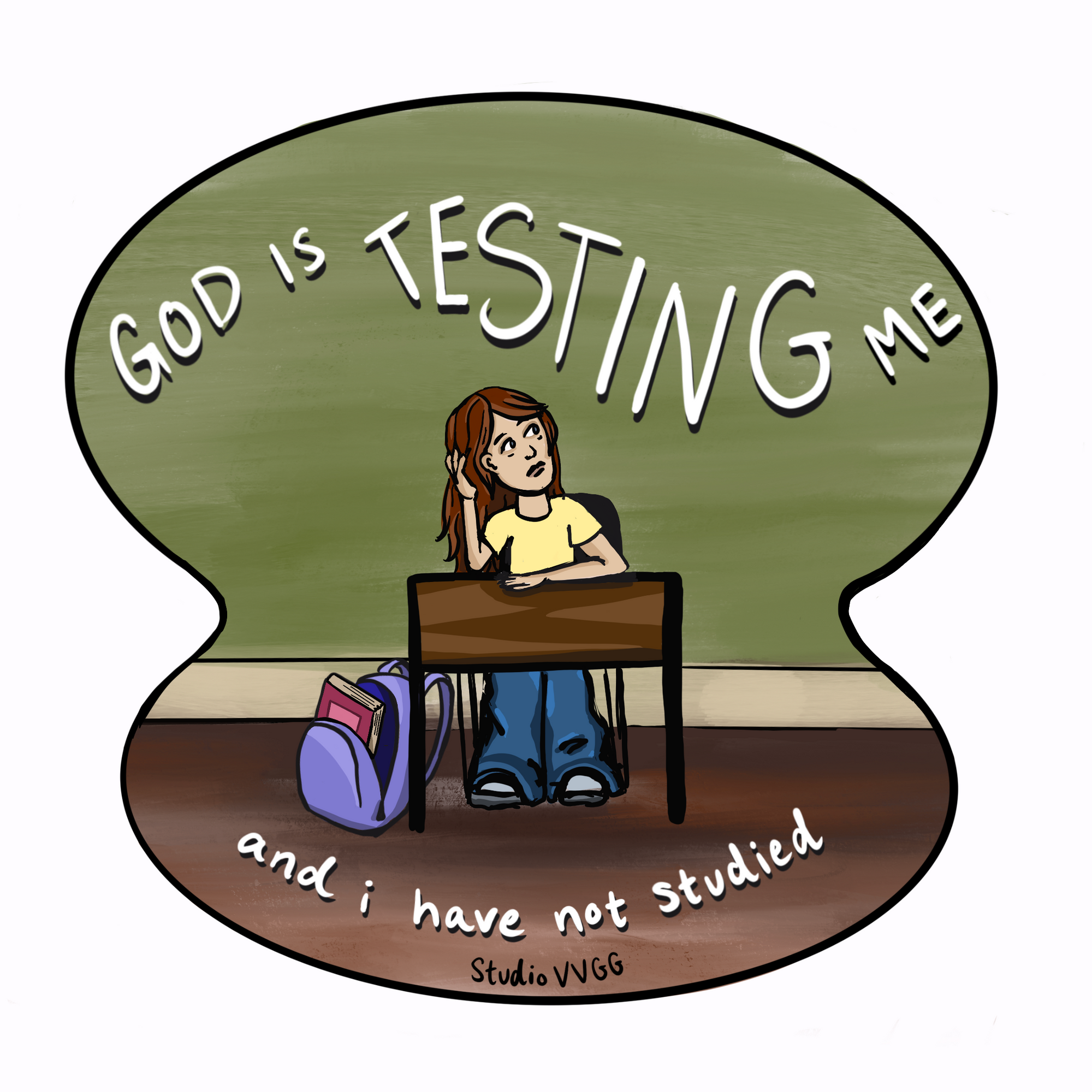 Haven't Studied Sticker
