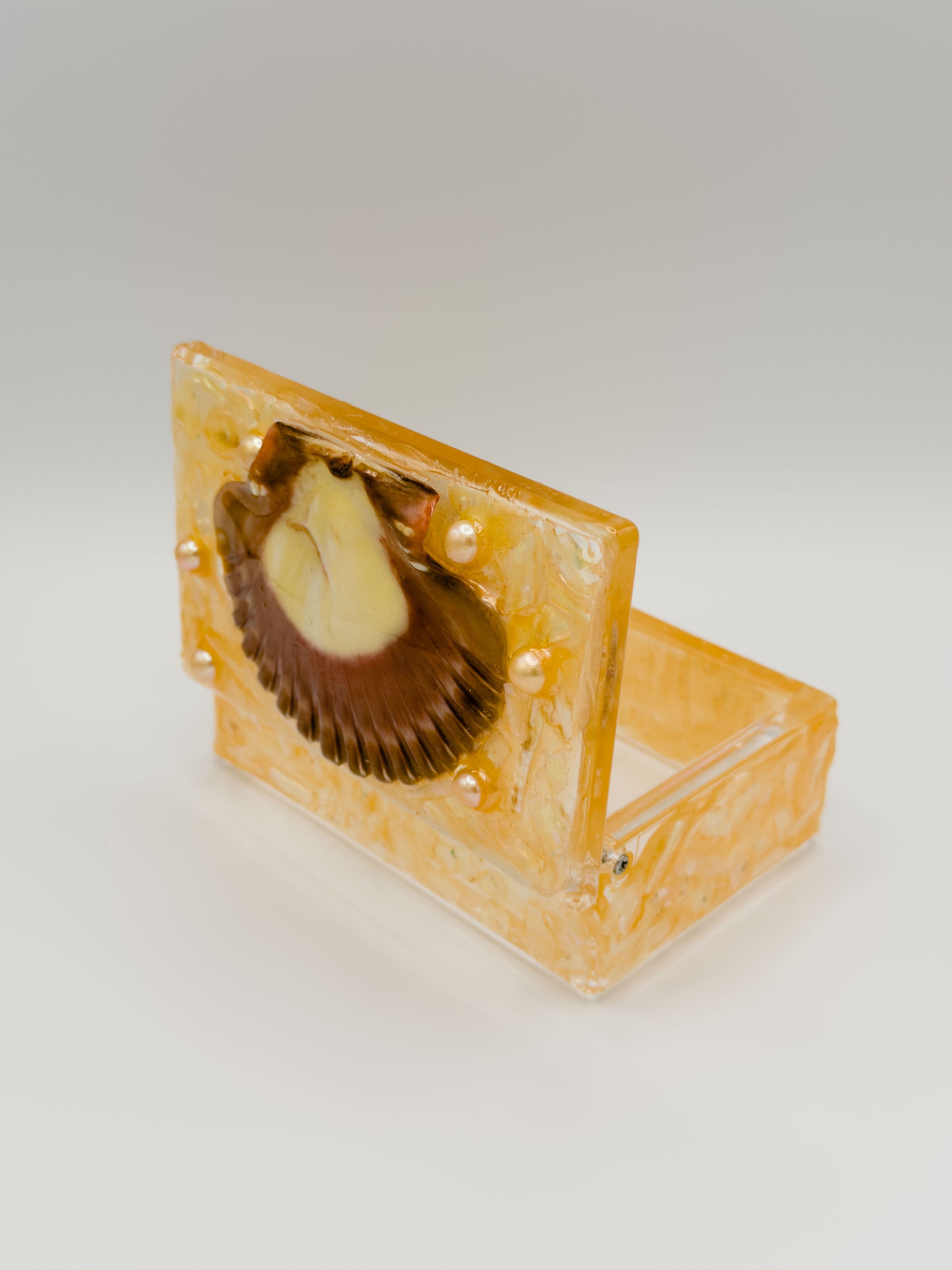 Mermaid Treasure Stash Box - Tangerine