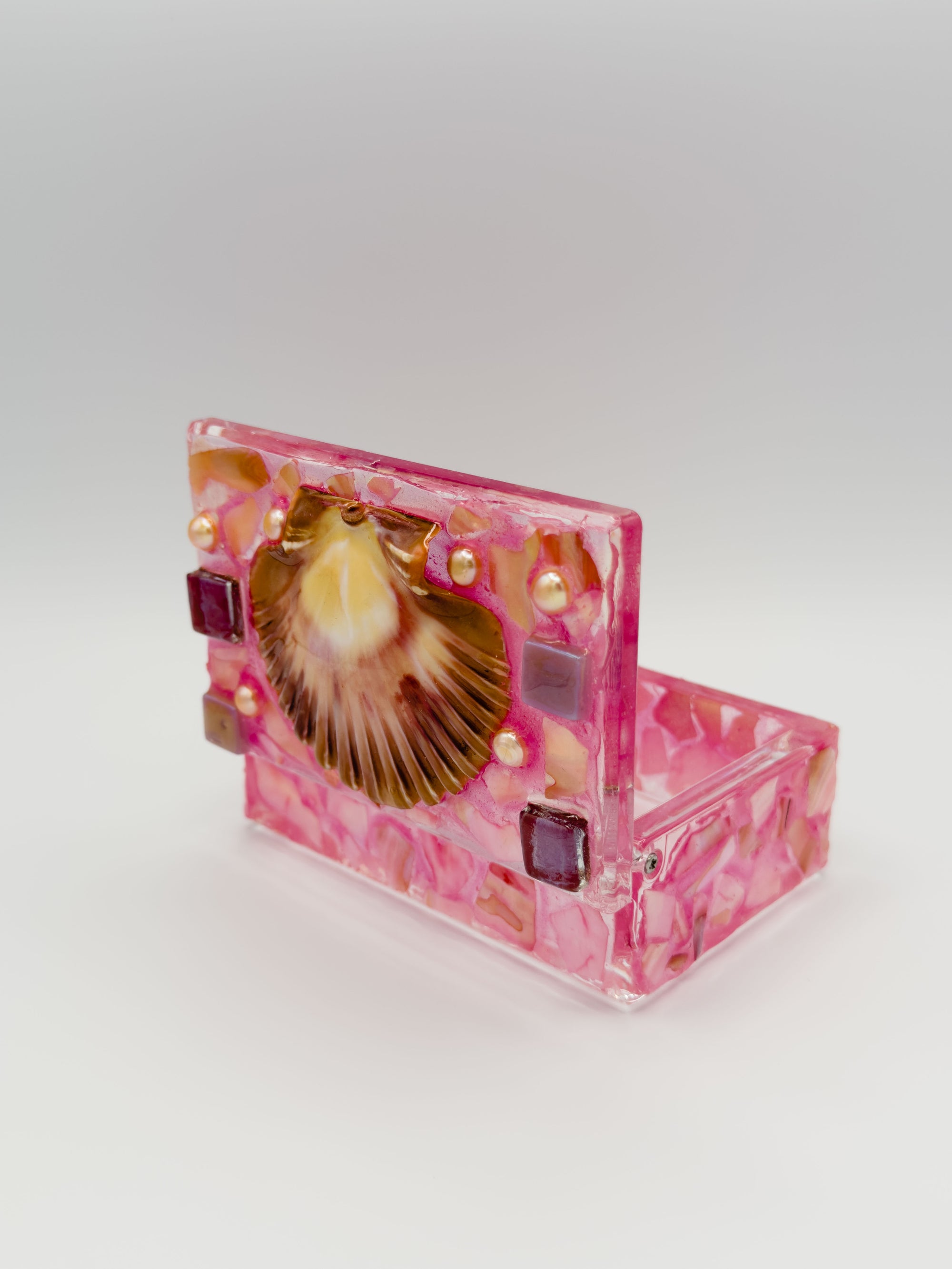 Mermaid Treasure Stash Box - Peony