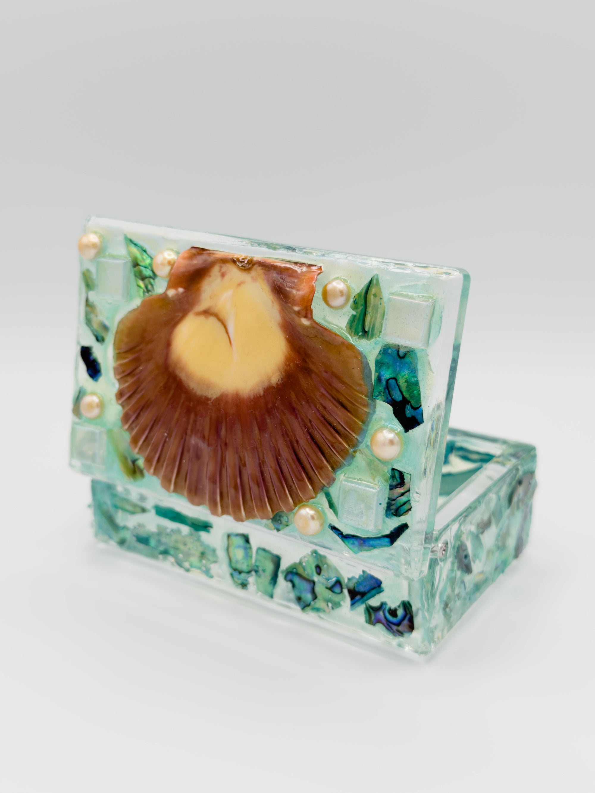 Mermaid Treasure Stash Box - Aqua