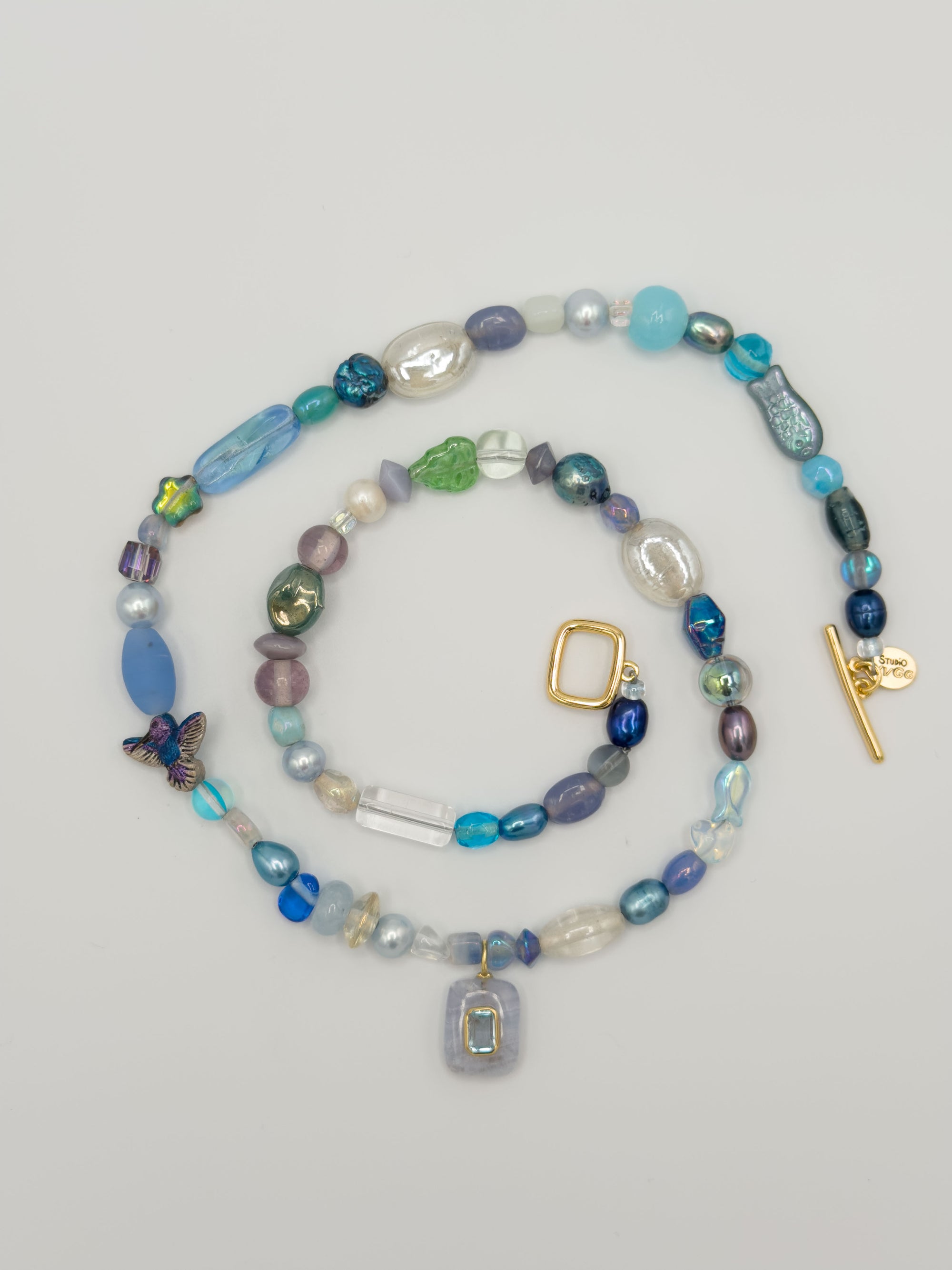 Heron Beaded Necklace