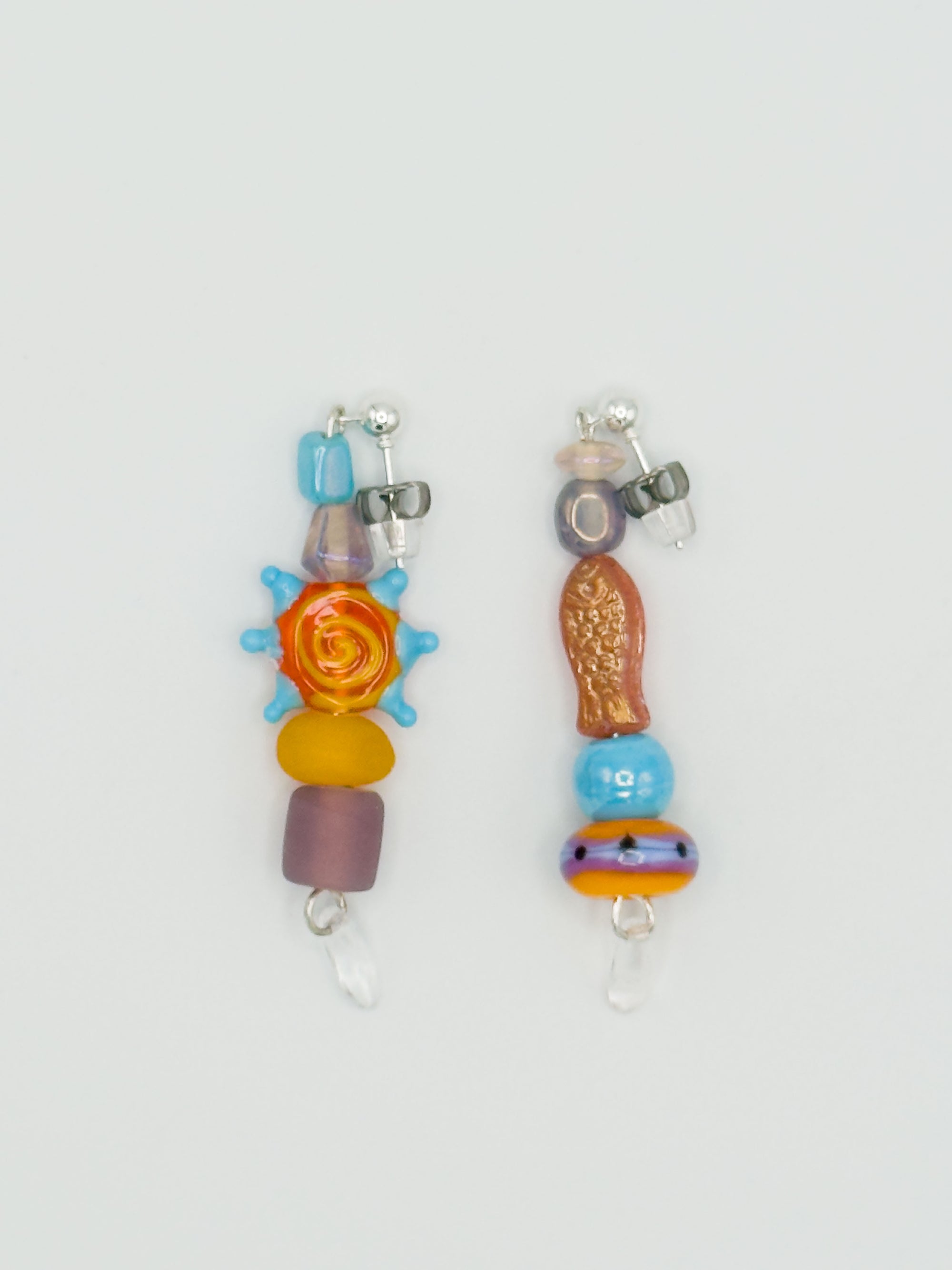 Sunset Bonfire Drop Earrings