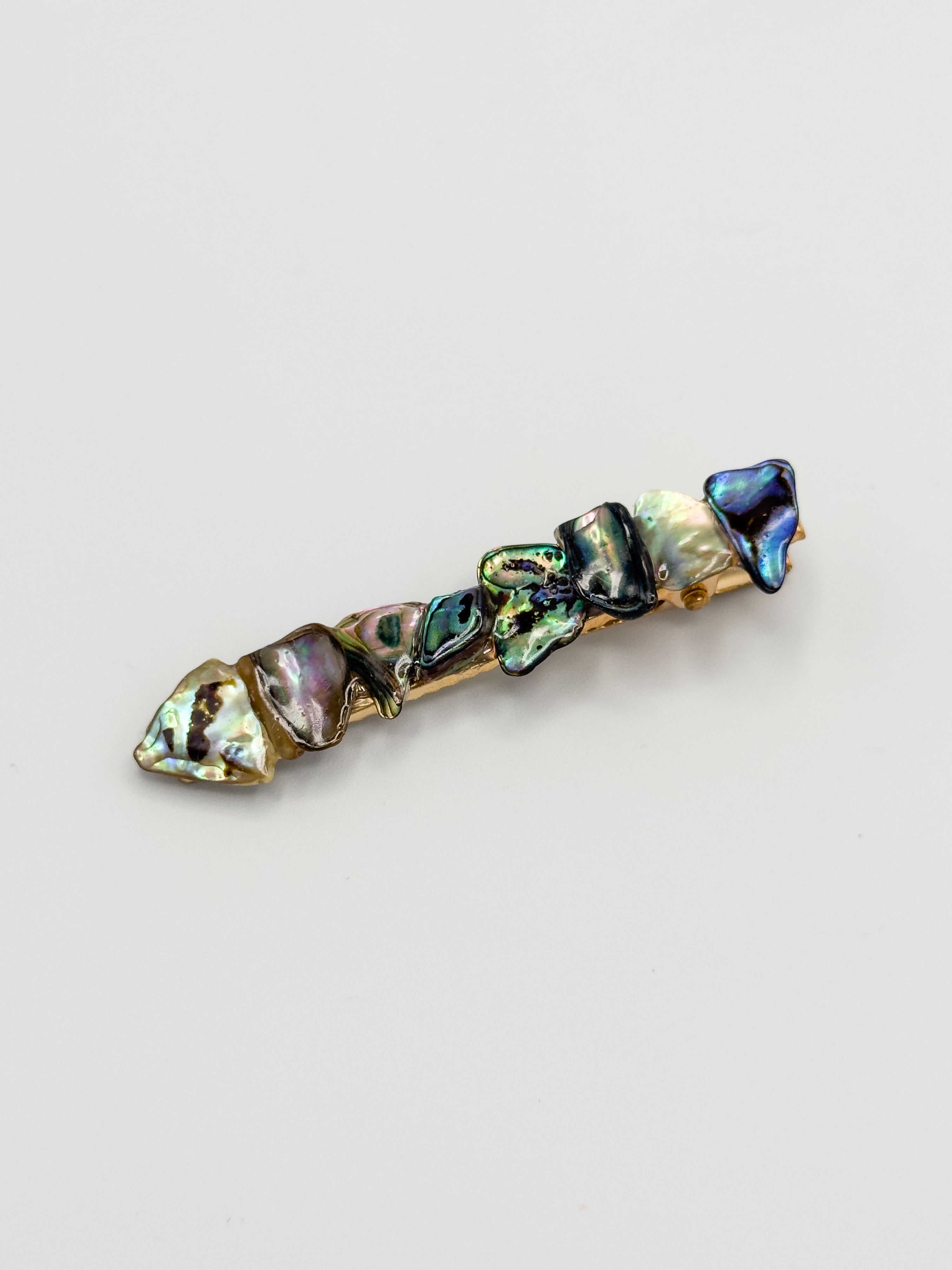 Abalone Barrettes