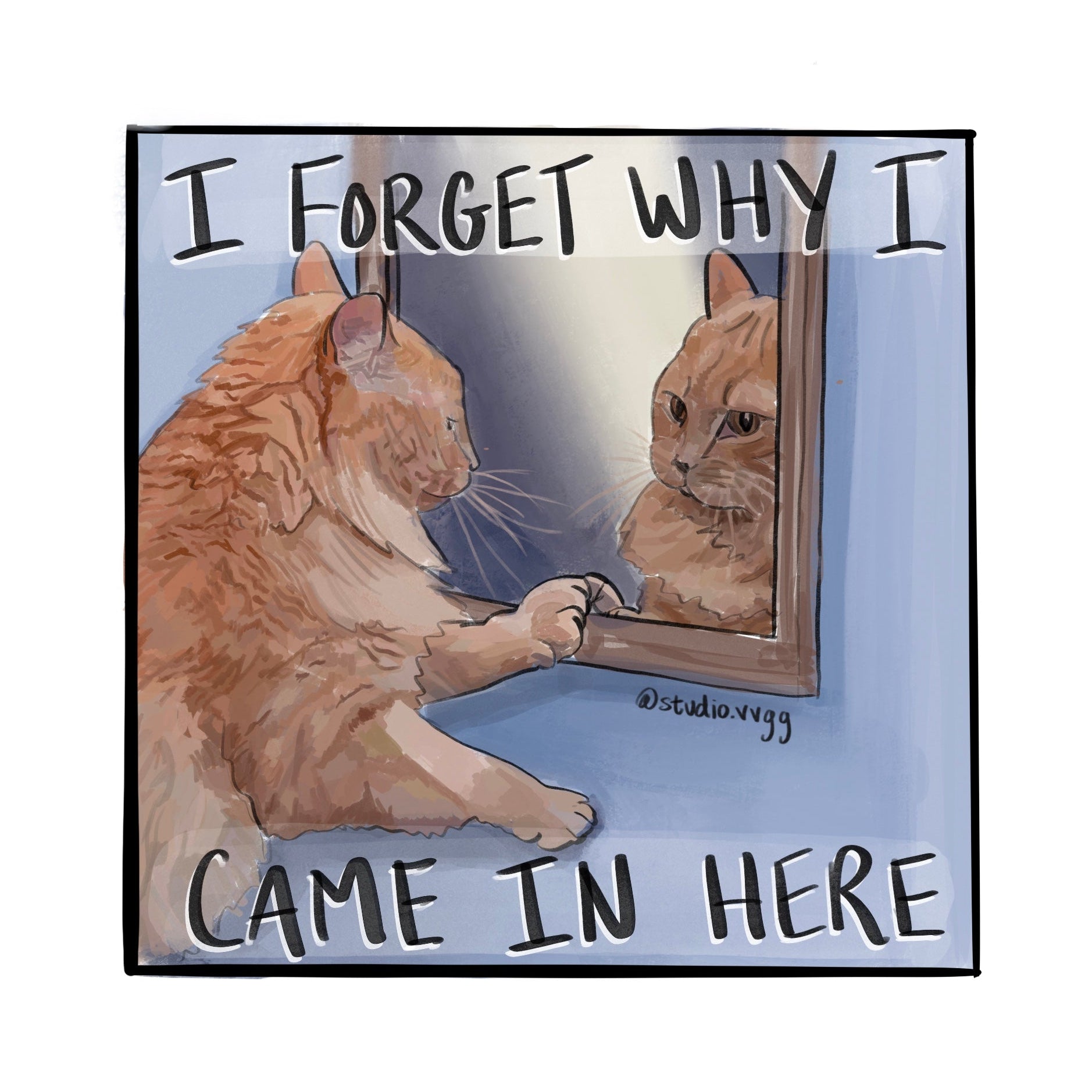 Forgetful Sticker