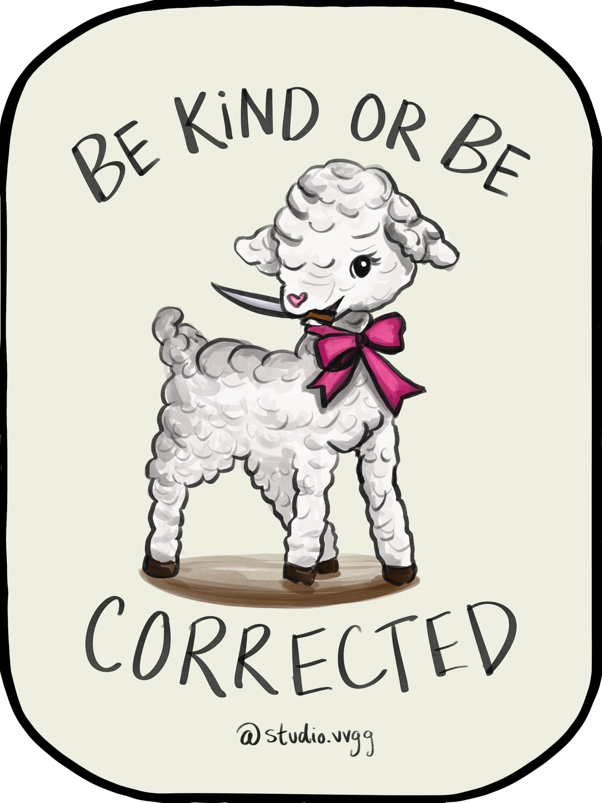 Corrections Sticker