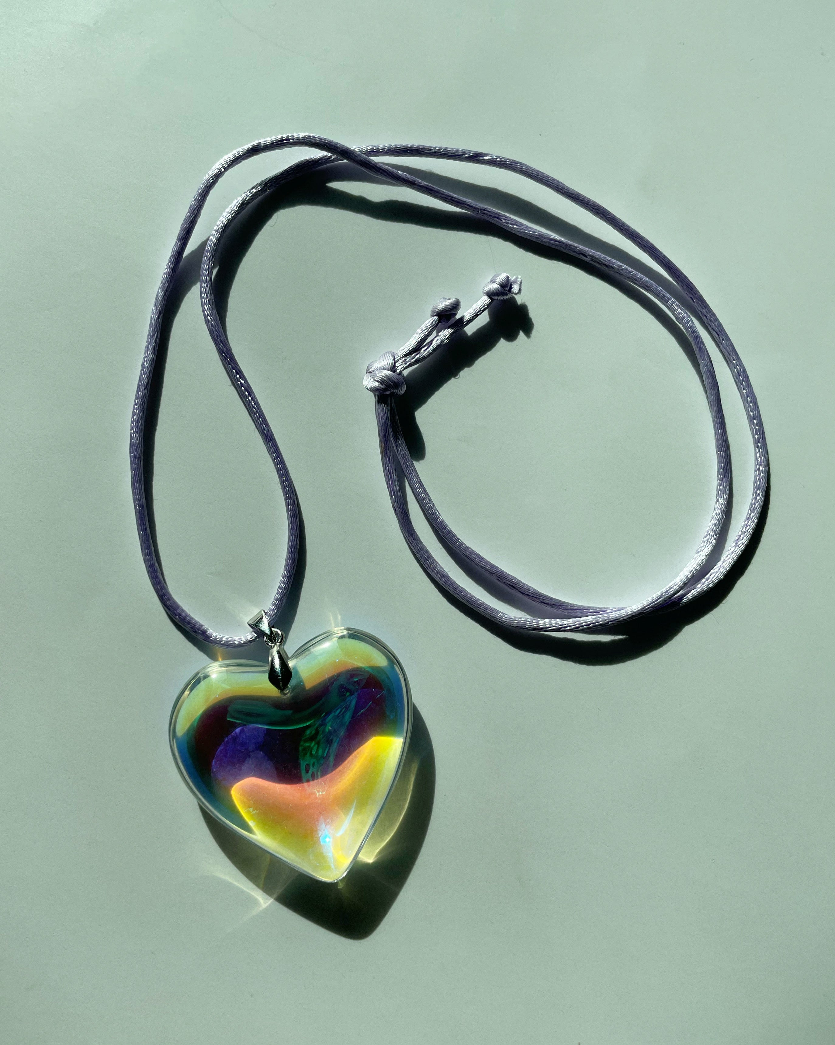 Satin Cord Pendant Necklaces